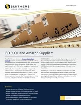 ISO 9001 and Amazon Supply Chain One-Sheet