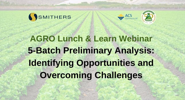 Webinar: 5-Batch Preliminary Analysis: Identifying Opportunities and Overcoming Challenges 
