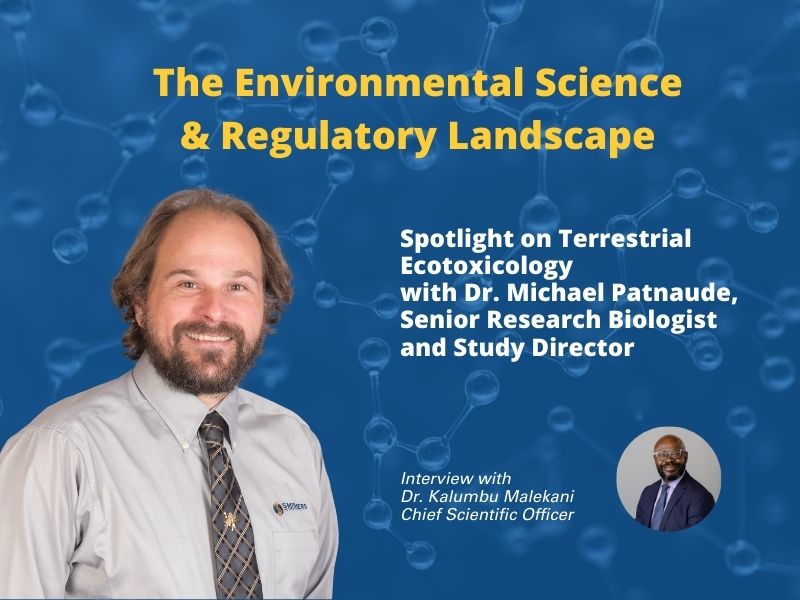 Spotlight on Terrestrial Ecotoxicology with Dr. Michael Patnaude