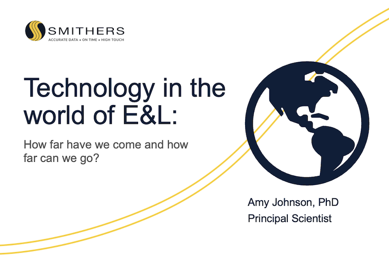 Technology in the World of Extractables & Leachables (E&L)